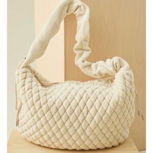 NEW Altar’d State AS Revival Arula Velour Quilted Carryall Bag Tote NWT